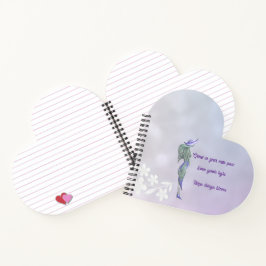 Verfijnd kalme spiraalschrift notitieboek