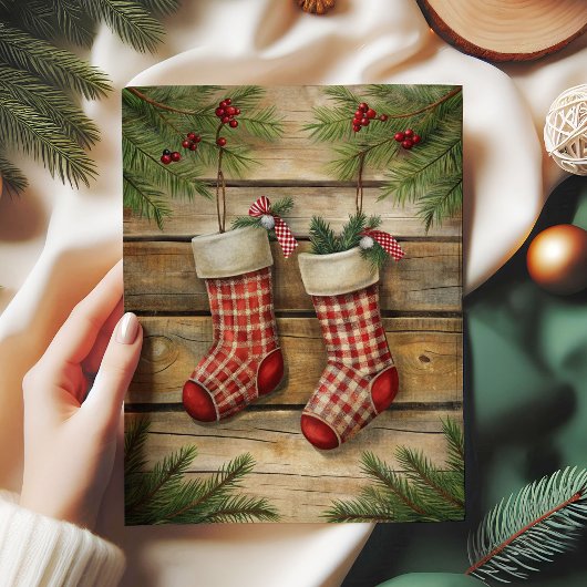 Verfijnd kerstbel rustieke decoupage papier