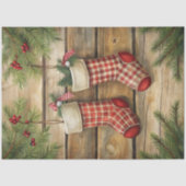 Verfijnd kerstbel rustieke decoupage papier (Voorkant)