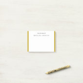 Verfijnd Klasse Chique Gouden Plakbriefje Post-it® Notes (Op bureau)