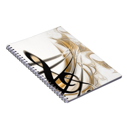 Verfijnd klassiek ontwerp accessoire voor muziekbl notitieboek (Rechterzijde)