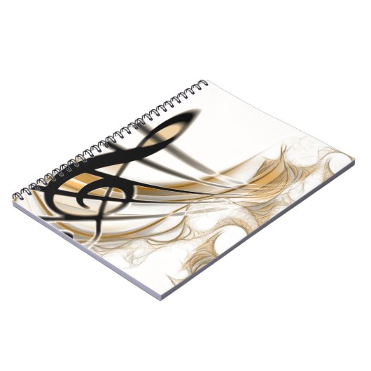 Verfijnd klassiek ontwerp accessoire voor muziekbl notitieboek (Linkerzijde)