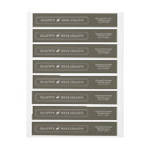 Verfijnd Label vakantiewrak etiket (Vel)