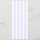 Verfijnd Lavendel Minimalistisch Trouwmenu Menu (Achterkant)
