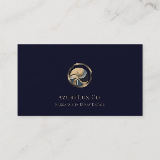 Verfijnd luxe Logo Visitekaartje (Voorkant)