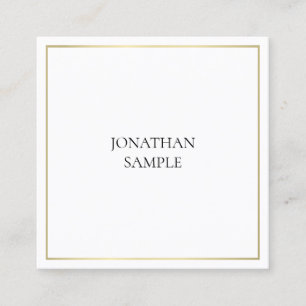 Verfijnd minimalistisch design Professional-platfo Vierkante Visitekaartje