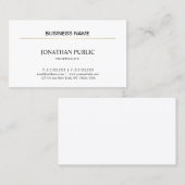 Verfijnd minimalistisch design Professional Visitekaartje (Voorkant / Achterkant)