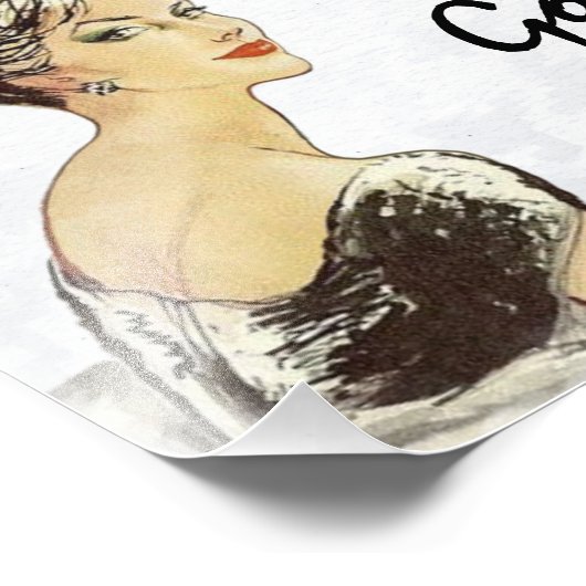 Verfijnd Mode Afbeelding Wickedly Gorgeous Foto Afdruk (Hoek)