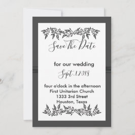 VERFIJND MODERN bewaar de datum Kaart