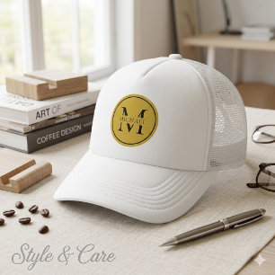 Verfijnd Monogram Stijlvolle Trucker Hoed Pet