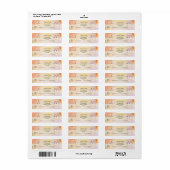 Verfijnd Retouradreslabel - Cambrian Hot Etiket (Full Sheet)