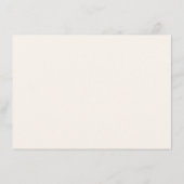 Verfijnd Roze Minimalistisch Informatiekaartje (Achterkant)