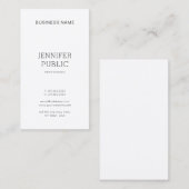 Verfijnd, stijlvol design met hoge kwaliteit moder visitekaartje (Voorkant / Achterkant)