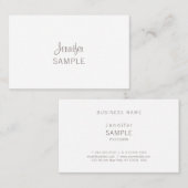 Verfijnd, stijlvol, modern, uniek, rendabel design visitekaartje (Voorkant / Achterkant)