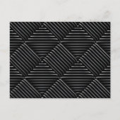 Verfijnd vierkant patroon 2 feestdagenkaart (Voorkant)