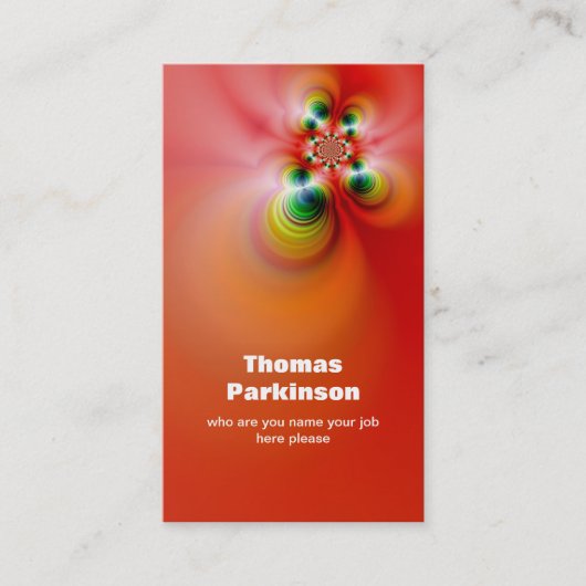 verfijnd visitekaartje (Voorkant)