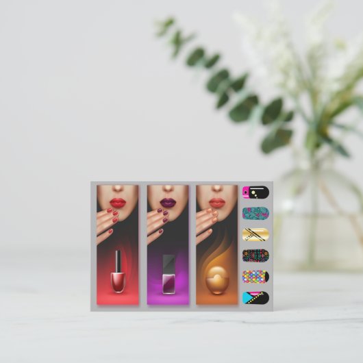 Verfijnd Visitekaartje van Salon (Staand voorkant)