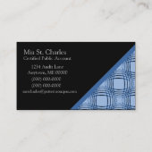 Verfijnd Visitekaartje, Vet Blauw Visitekaartje (Achterkant)