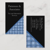 Verfijnd Visitekaartje, Vet Blauw Visitekaartje (Voorkant / Achterkant)