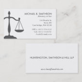 Verfijnd Visitekaartje voor openbare aanklager | G (Voorkant / Achterkant)