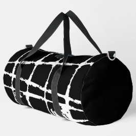 Verfijnd Wit Licht Grunge Modern Vuil Mesh Plunjezak