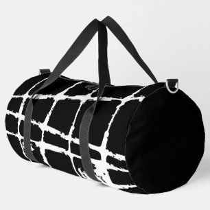 Verfijnd Wit Licht Grunge Modern Vuil Mesh Plunjezak