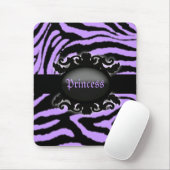 Verfijnd Zebra Print monogram Muismat (Met muis)