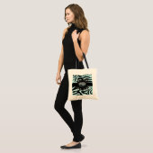 Verfijnd Zebra Print monogram Tote Bag (Voorkant (model))