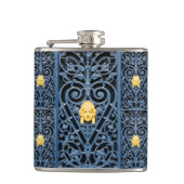 Verfijnde Art Deco-droogflasje 3 Heupfles (Voorkant)