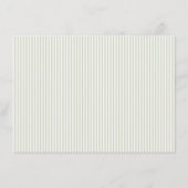 Verfijnde Beige Strepen Informatiekaartje (Achterkant)