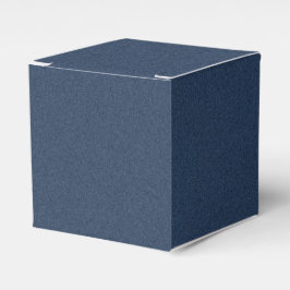 Verfijnde Blauwe Getextureerde Viering Bedankdoosjes