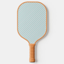 Verfijnde Blauwgroen Groen & Blauw Diagonaal Gestr Pickleball Paddle