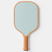 Verfijnde Blauwgroen Groen & Blauw Diagonaal Gestr Pickleball Paddle (Achterkant)