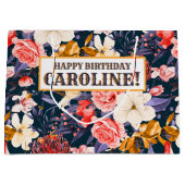 Verfijnde Boho Bloem Feest Groot Cadeauzakje (Voorkant)