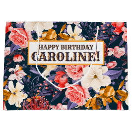 Verfijnde Boho Bloem Feest Groot Cadeauzakje
