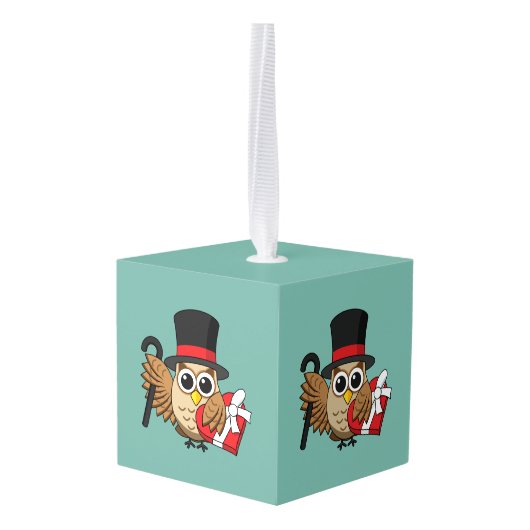 Verfijnde boomgaard met hart-chocoladedoos decoratie (Achter hoekig)