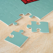 Verfijnde boomgaard met hart-chocoladedoos legpuzzel (Zijkant)