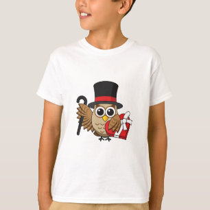 Verfijnde boomgaard met hart-chocoladedoos t-shirt