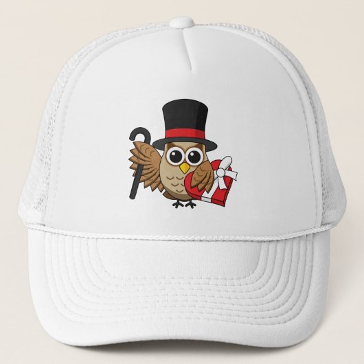 Verfijnde boomgaard met hart-chocoladedoos trucker pet (Voorkant)