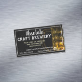 Verfijnde brouwerij voor de Mok van bier Magnetisch Visitekaartje (Voorbeeld)