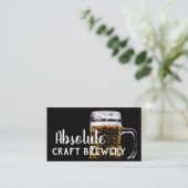 Verfijnde brouwerij voor de Mok van bier Visitekaartje (Staand voorkant)