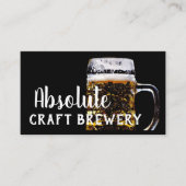 Verfijnde brouwerij voor de Mok van bier Visitekaartje (Voorkant)