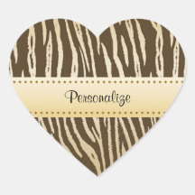 Verfijnde bruine en goudtijgerafdrukken met naam