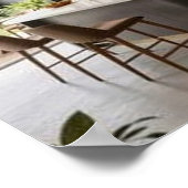 Verfijnde Culinaire Buitenhal Poster (Hoek)