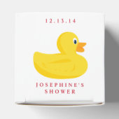 Verfijnde Duck Baby Block Gift Box Bedankdoosjes (Bovenkant)