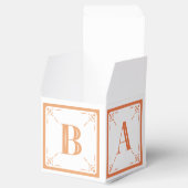 Verfijnde Duck Baby Block Gift Box Bedankdoosjes (Geopend)