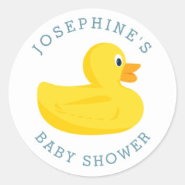 Verfijnde Duck Baby shower Stickers