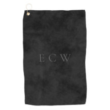 Verfijnde Elegant Faux Stamp Mottled Black