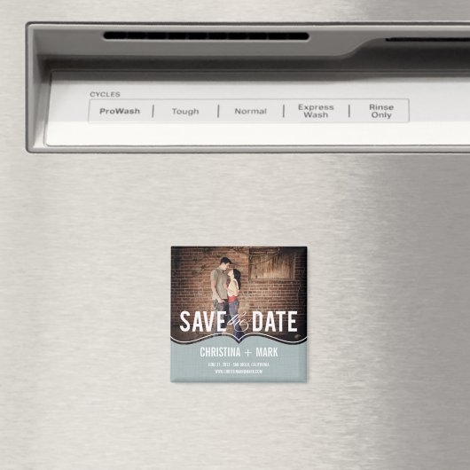 Verfijnde elegantie Bewaar de datummagneet - Blauw Magneet (Insitu (Vaatwasser))