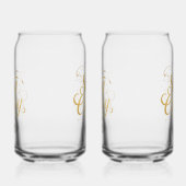 Verfijnde en Chic Inspirerende Typografie Blikvorm Glas (Links)